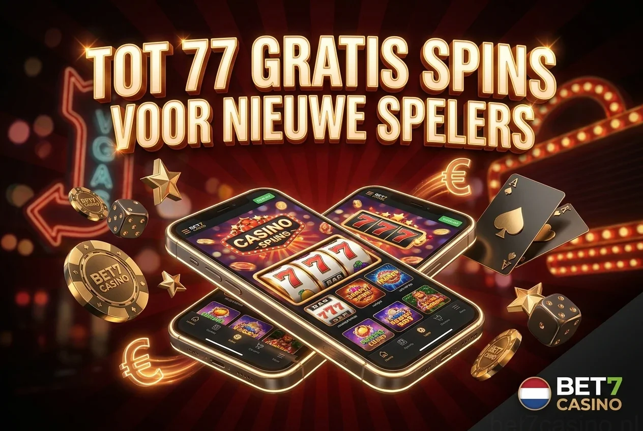 Tot 77 Gratis SpinsVoor Nieuwe Spelers